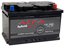 Аккумулятор ALFA Hybrid (74 Ah) LB3